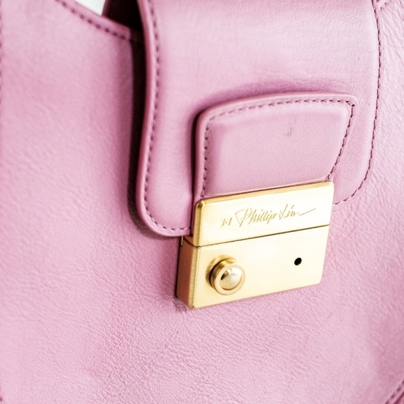 3.1 Phillip Lim Pashli Modern Hobo Bag Pink $750 Retail - Picture 9 of 11